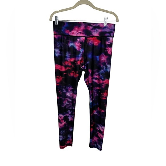 Terez NWT Space Galaxy leggings sz Large‎ - Picture 1 of 10